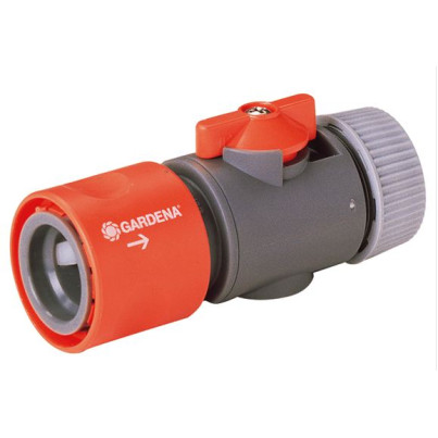 Slangstuk Gardena  met ventiel 02942-26 1/2