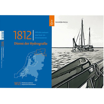 Hydrografische kaart 1812 Waddenzee Oost