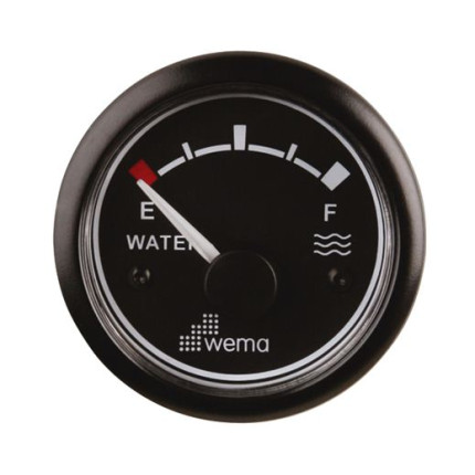 WEMA TANKMETER WATER ZWART