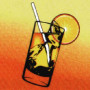 Cocktail vlag 30X45
