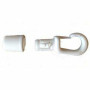 Witte patenthaken voor 5mm of 6mm