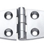 Scharnier rvs 105x38mm