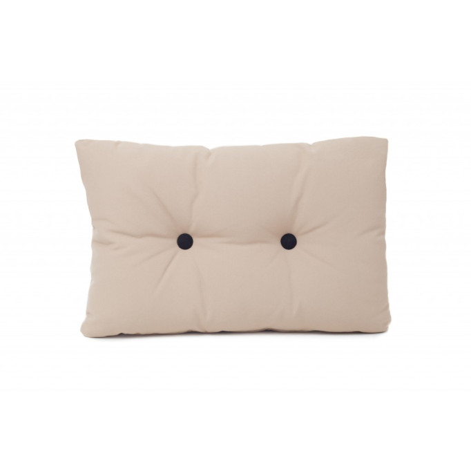 Buitenkussen Beige met knopen