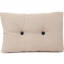 Buitenkussen Beige met knopen