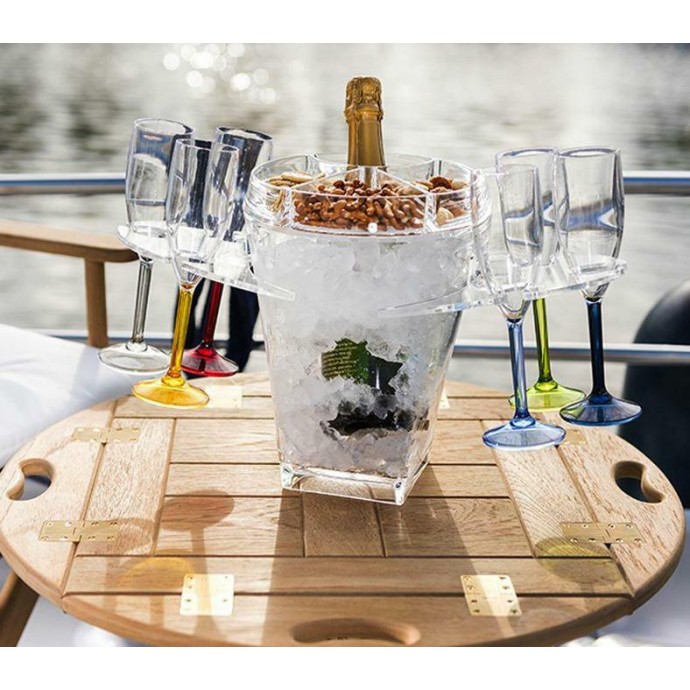 16500 - Party Set Champagne (W/Snacks And Holders) - 1 set