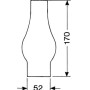 LAMPEGLAS 2 LIGNE X 170MM