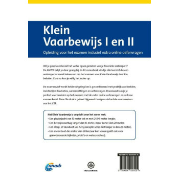 ANWB Klein Vaarbewijs I + II cursusboek
