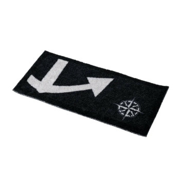 Deurmat Anchor black 55 x 25