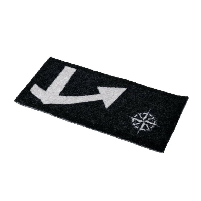 Deurmat Anchor black 55 x 25