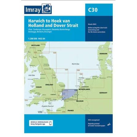Imray C 30 - Harwich to Hoek van Holland and the Dover Strait