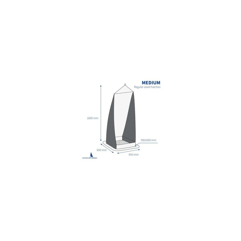 Cabin Breeze Windvanger met muskietennet 50x50cm
