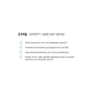 Comfort + zadel dames