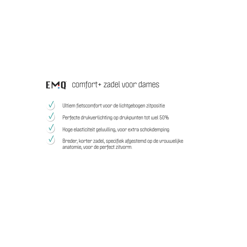 Comfort + zadel dames