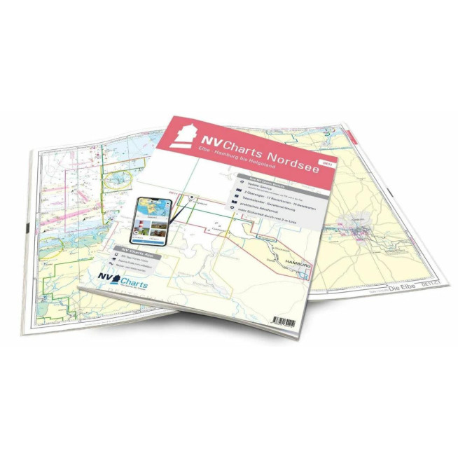 NV Atlas Duitsland DE 11 - Die Elbe, Hamburg bis Helgoland