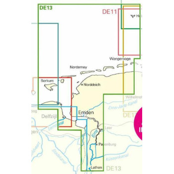 NV Atlas Duitsland DE 13 - Ostfriesland - Borkum bis Helgoland & Ems