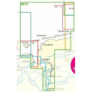 NV Atlas Duitsland DE 13 - Ostfriesland - Borkum bis Helgoland & Ems