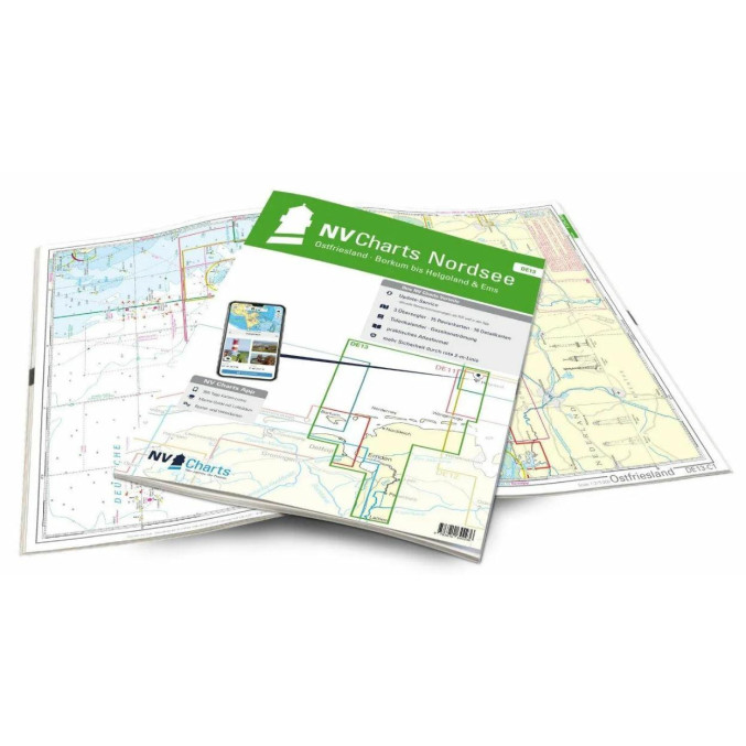 NV Atlas Duitsland DE 13 - Ostfriesland - Borkum bis Helgoland & Ems