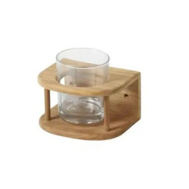 Glazenhouder gebogen - 1 glas
