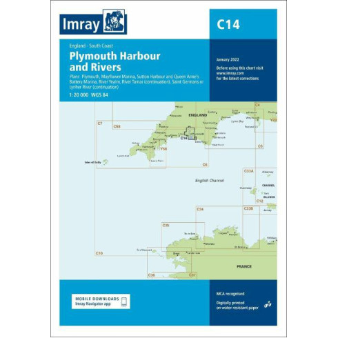 Imray C 14 - Plymouth Harbours and Rivers