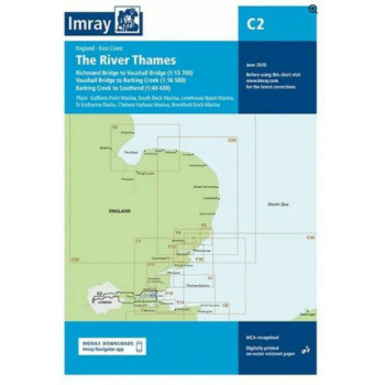 Imray C 2 - River Thames-Teddington to Southend