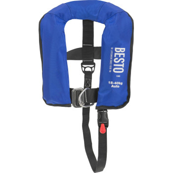Junior reddingsvest 15-40 kg Blauw