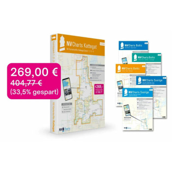 NV Charts Kartenkoffer Kattegat Serie 1-2-3-5.1-5.2
