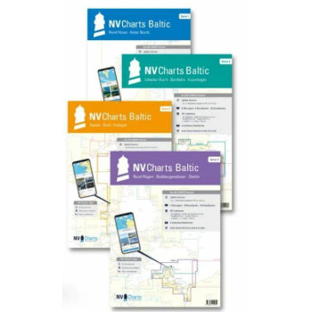 NV Charts Kartenkoffer Ostsee Serie 1-2-3-4