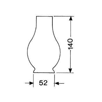 LAMPEGLAS 1 LIGNE X 140MM