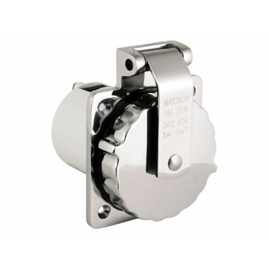 Walstroomstopcaontact met easy lock