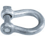 H-sluiting 10mm oogbout gegalvaniseerd