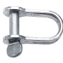 RVS D-plaatsluiting 5mm