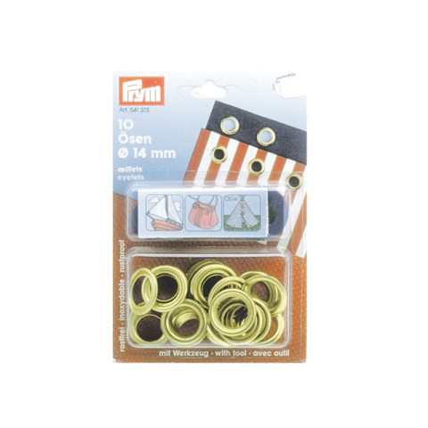 541373 Zeilkousen 14mm 10 stuks