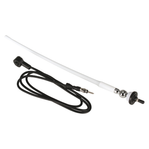 Radio Antenne Wit rubber Mrant12W