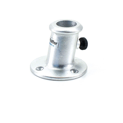 16mm  vlaggenstokhouder schuin Aluminium