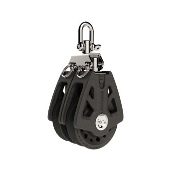 72MM Synchro Double Blok Zwart