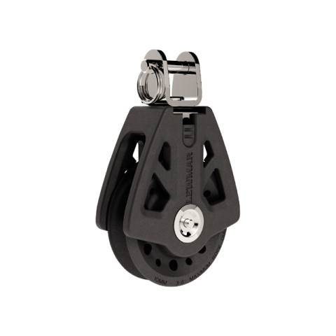 60MM Synchro Single blok met Toggle Zwart