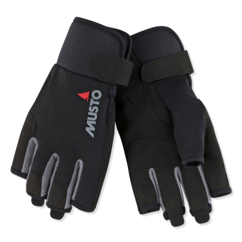 Musto Zeilhandschoen XL Korte vingers Zwart