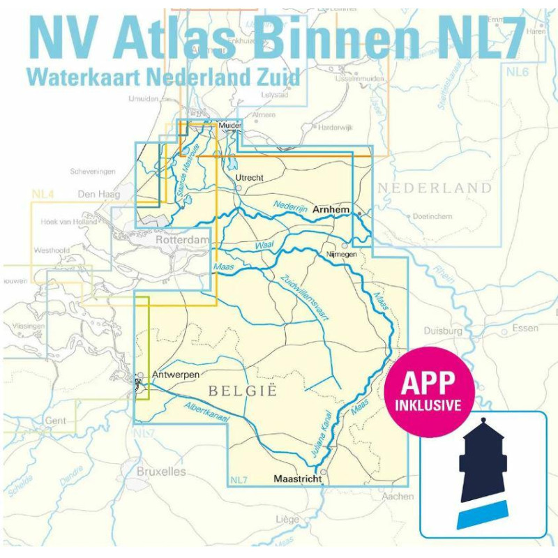 NV Atlas Nederland NL 7 - Binnenwater Zuid Nederland