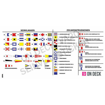 Seinvlaggen sticker