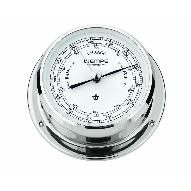 Skiff Barometer - Verchroomd Messing