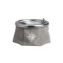 Windproof geborduurde Asbak - Grey