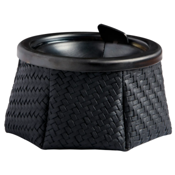 Windproof Asbak Rattan - Black