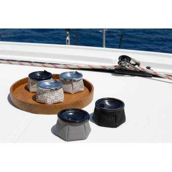 Windproof Asbak Rattan - Black