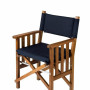 Teak Regiseurstoel II geolied RVS