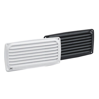Ventilatierooster 20x10cm Zwart