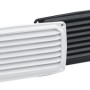 Ventilatierooster 20x10cm wit