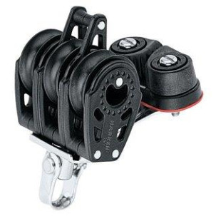 29mm Carbo drieschijfsblok met klem + hv