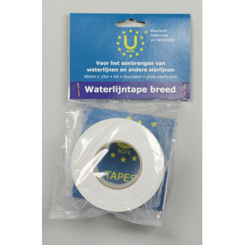 Waterlijntape Wit 40mmx15m