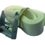 Spanband 1m met gesp, wit