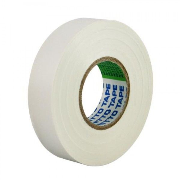 Nitto plastic tape 19mm x 20m, wit